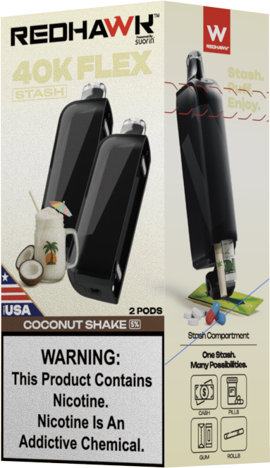 Coconut Shake Replacement Pod Redhawk Single 2pk