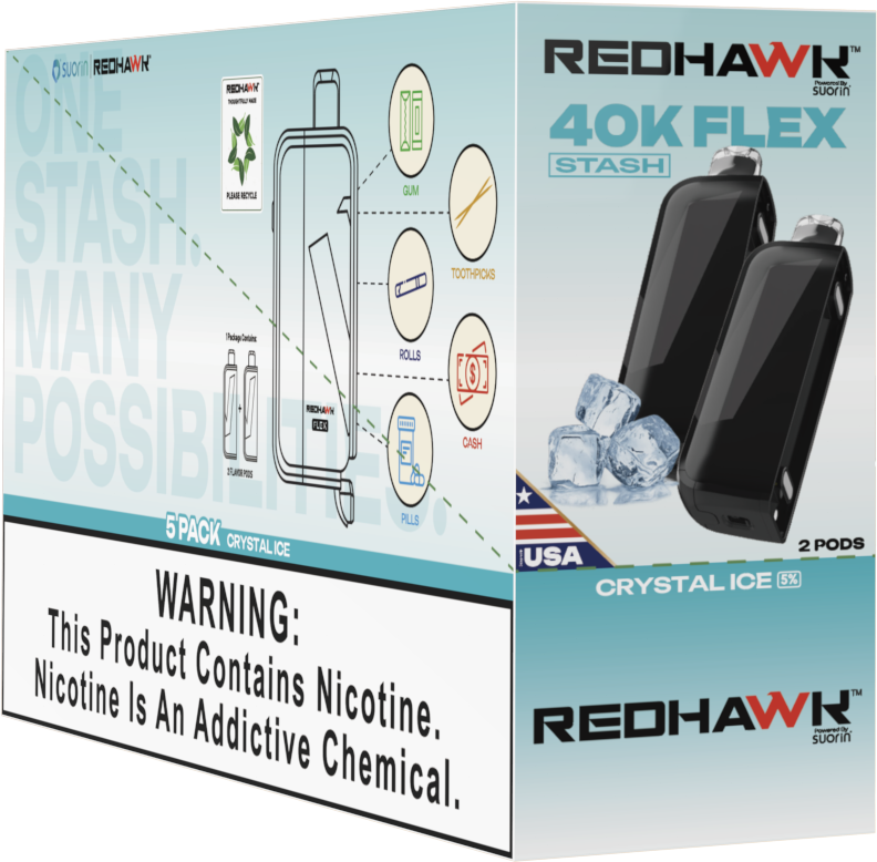 Crystal Ice 5 pack Redhawk