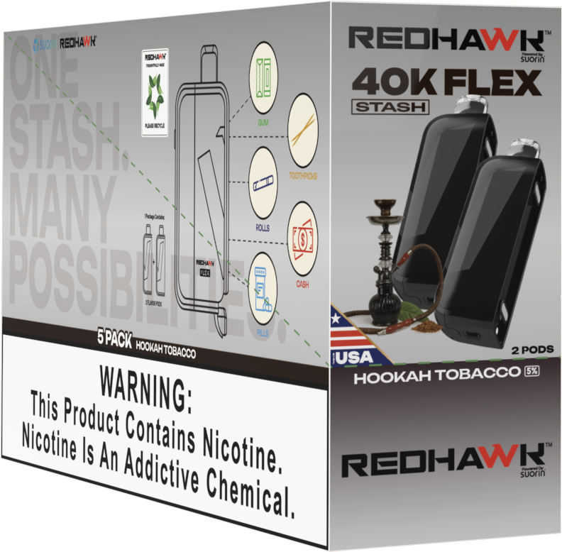 Hookah Tobacco 5 pack Redhawk