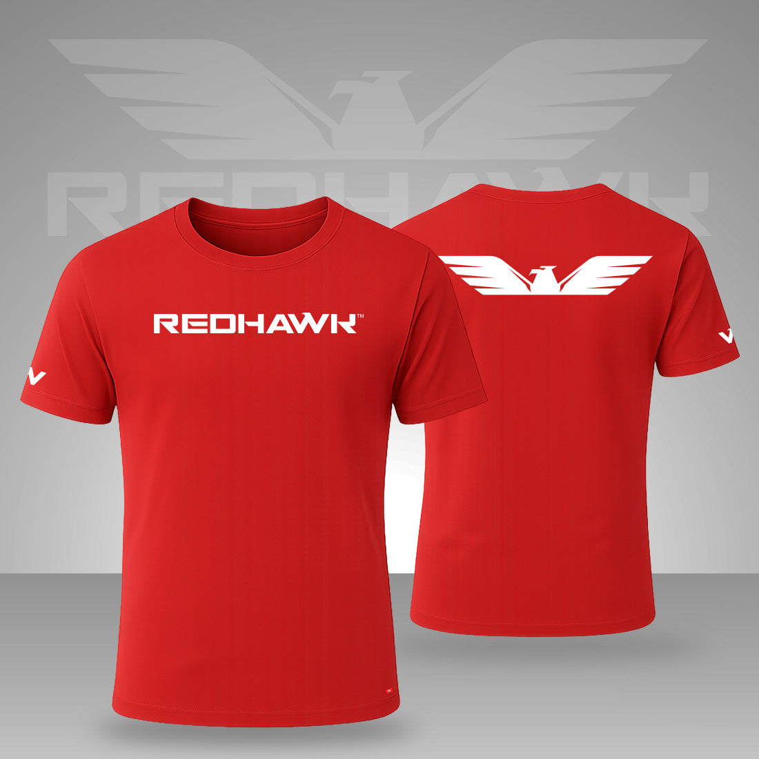 RedHawk Men’s Red Short Sleeve T-Shirt