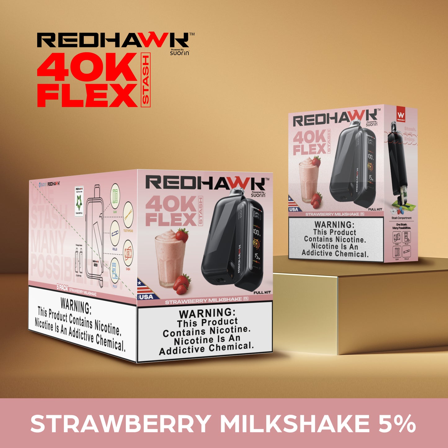 Red Hawk Strawberry Milkshake Main