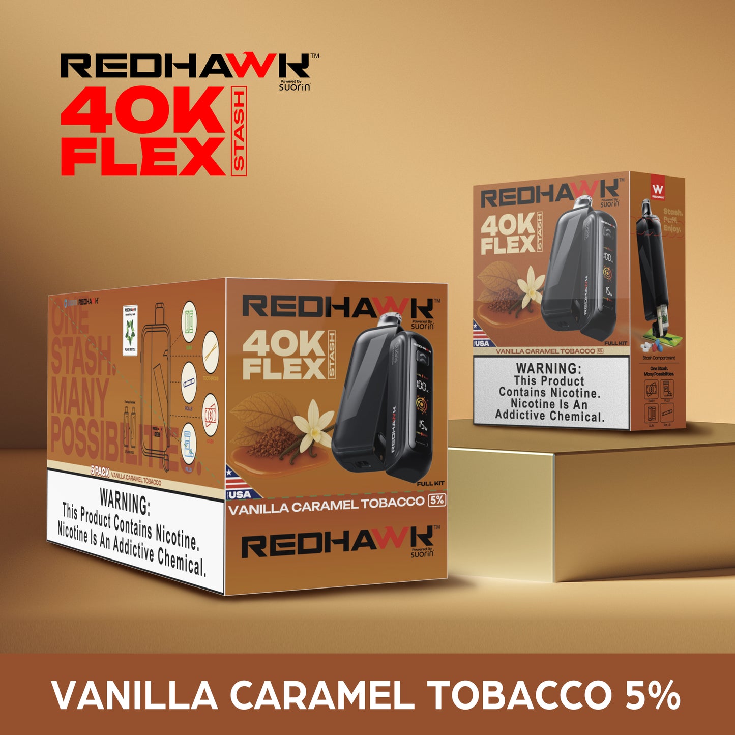 RedHawk Vanilla Caramel Tobacco Main