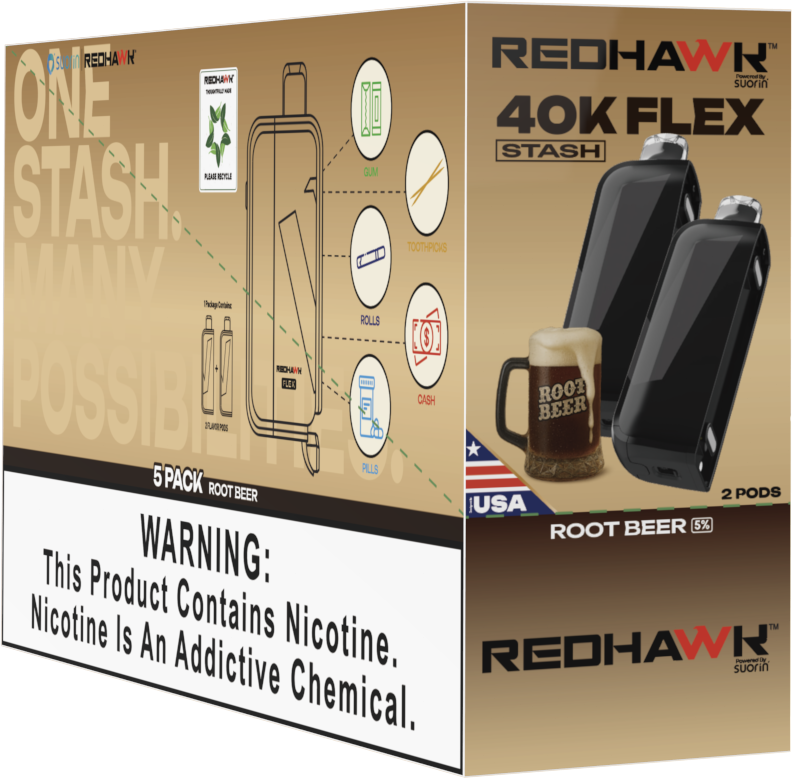 Root Beer 5 pack Redhawk