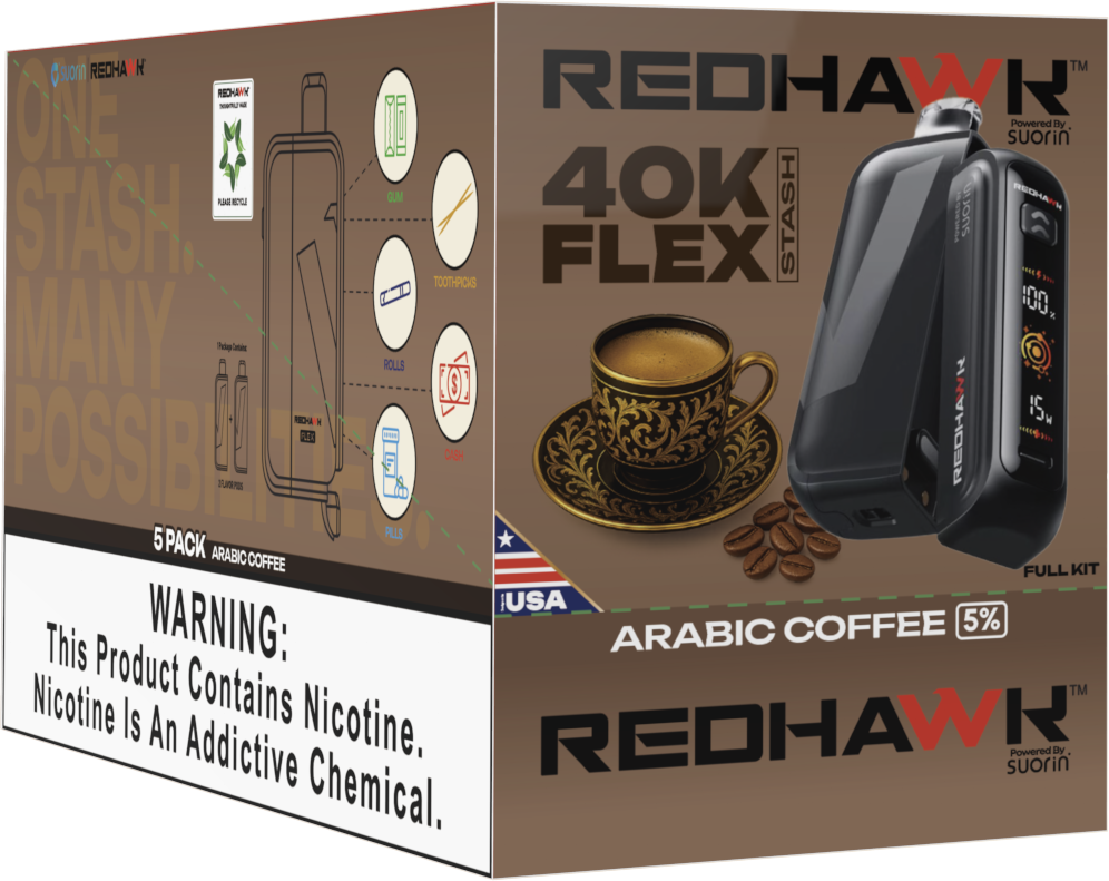 Stash Vape Arabic Coffee Redhawk