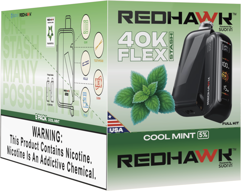 Stash Vape Cool Mint Redhawk