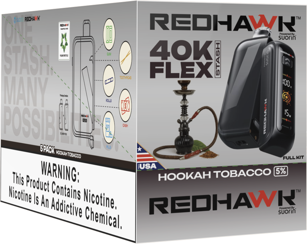 Stash Vape Hookah Tobacco Redhawk