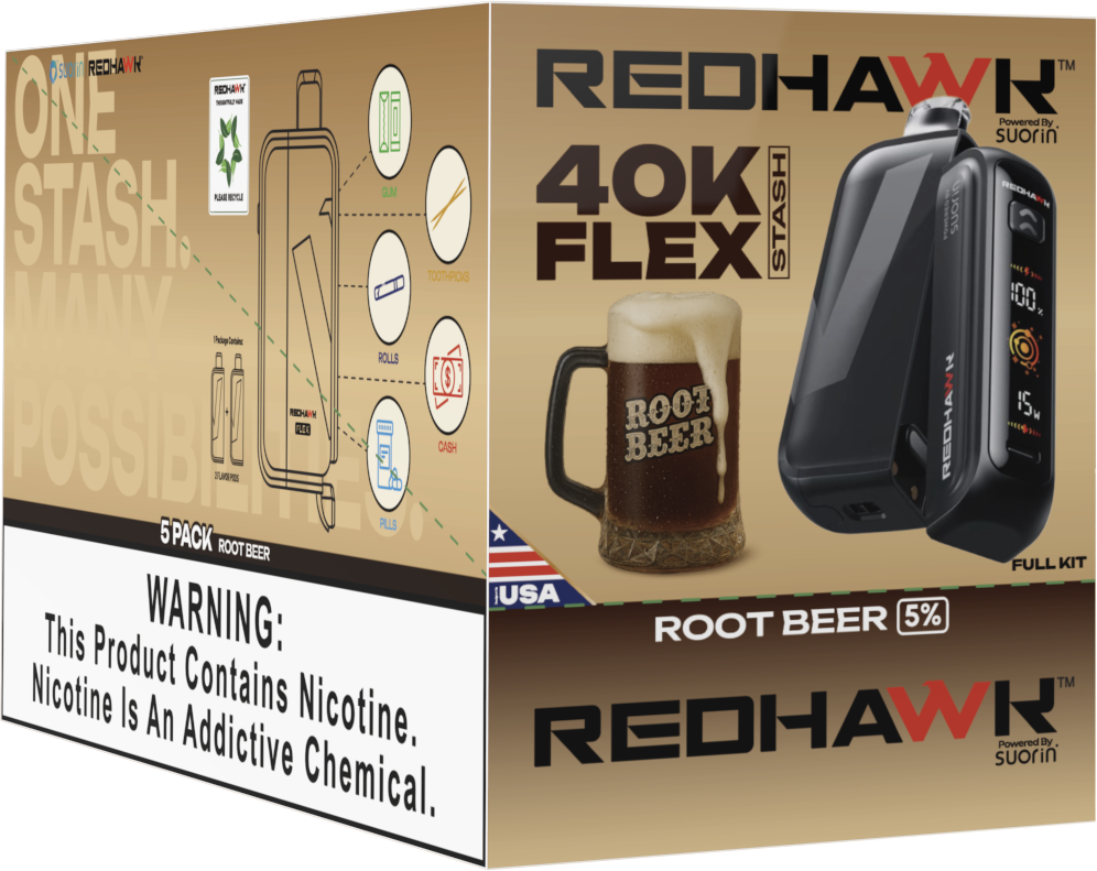 Stash Vape Root Beer Redhawk