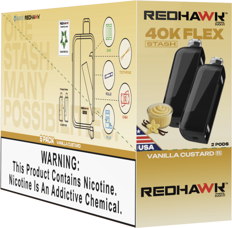Vanilla Custard 5 pack Redhawk