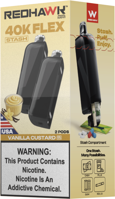Vanilla Custard Replacement Pod Redhawk Single 2pk