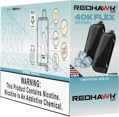 Crystal Ice 5 pack Redhawk