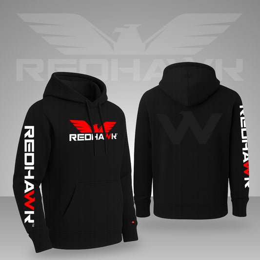 RedHawk Hoodie Sweatshirt – Black