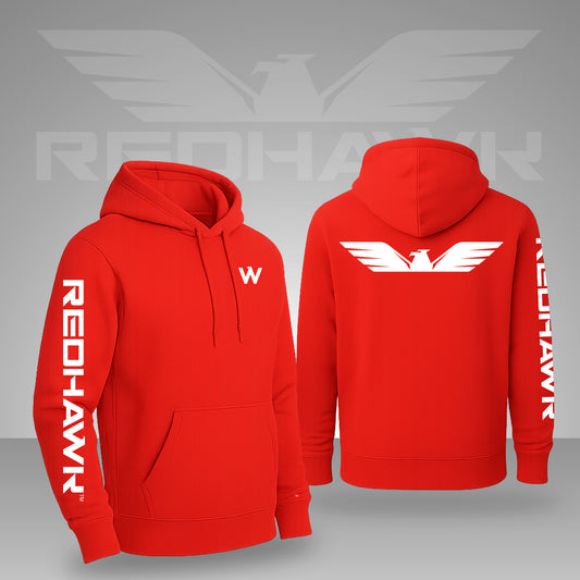RedHawk Hoodie Sweatshirt – Red
