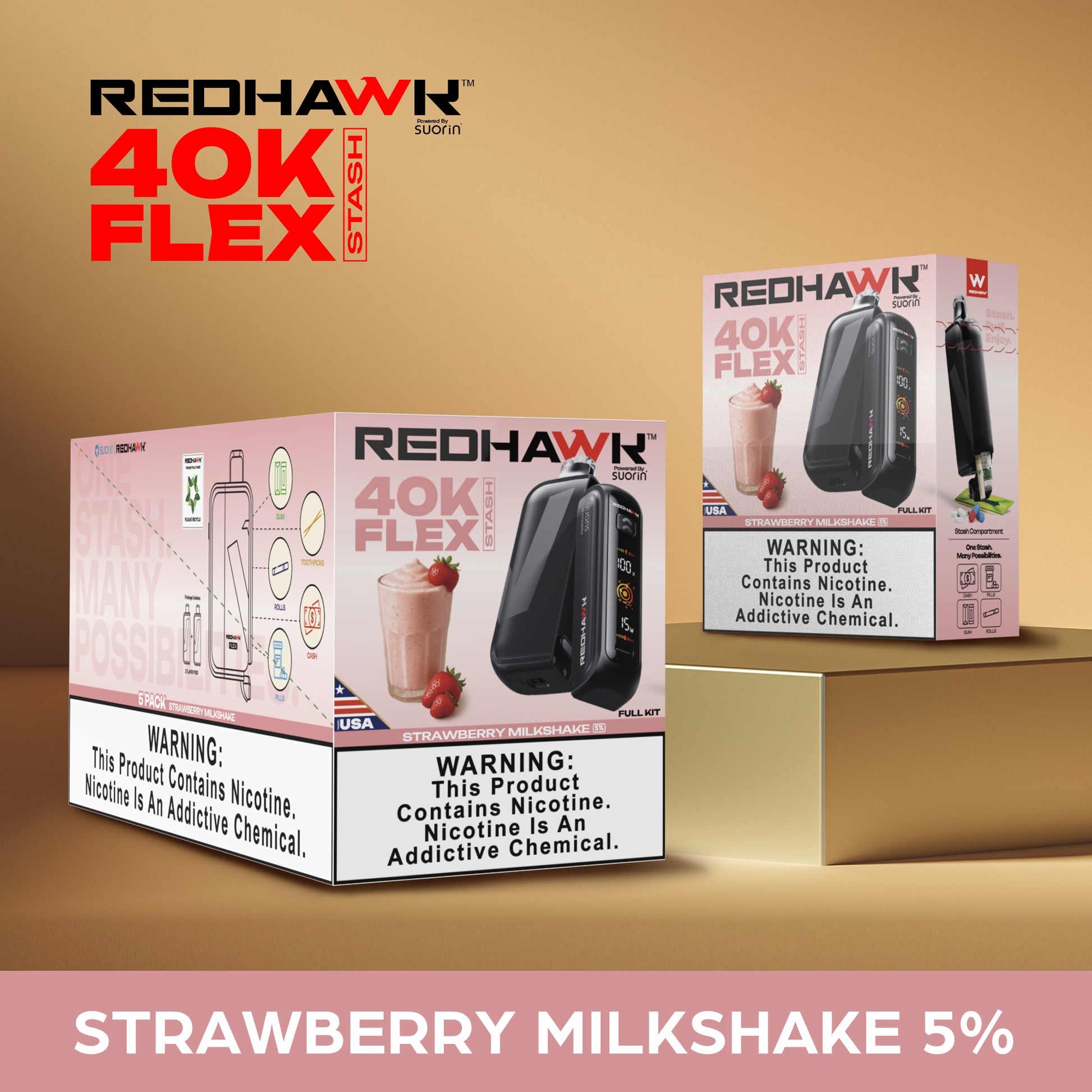 Red Hawk Strawberry Milkshake Main