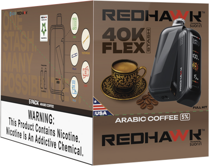 Stash Vape Arabic Coffee Redhawk