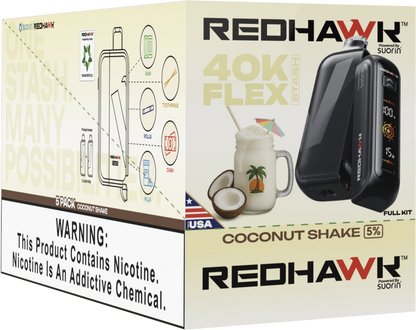 Stash Vape Coconut Shake Redhawk