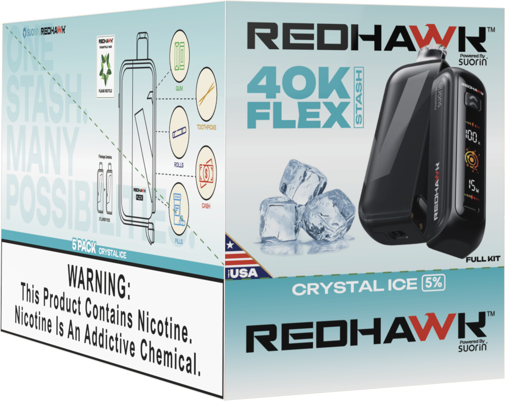 Stash Vape Crystal Ice Redhawk