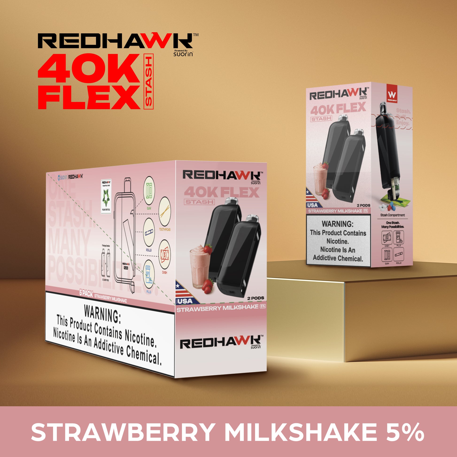 Strawberry Milkshake Redhawk