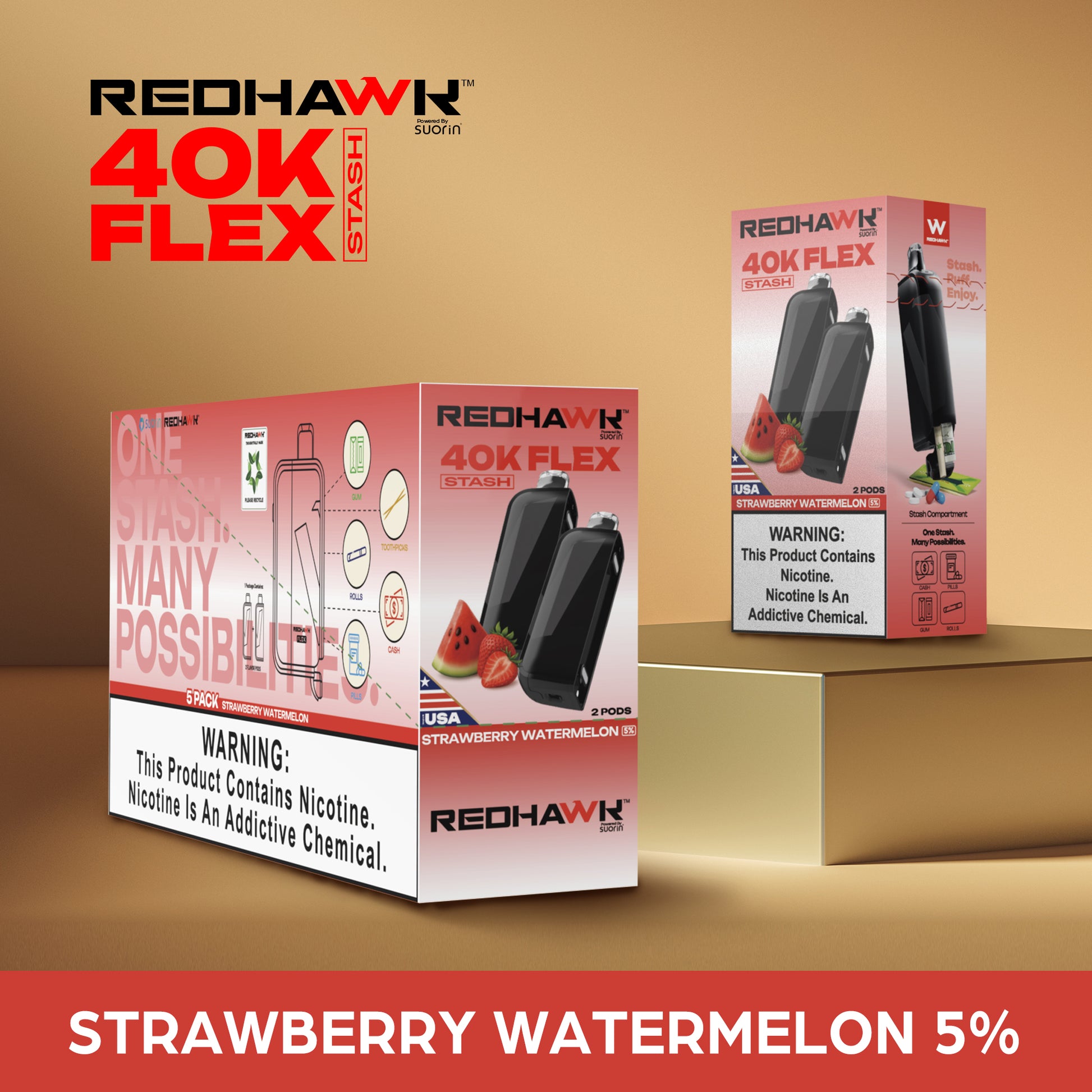 Strawberry Watermelon Redhawk